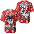 custom-personalised-dragons-rugby-baseball-jersey-boomerang-indigenous-dots