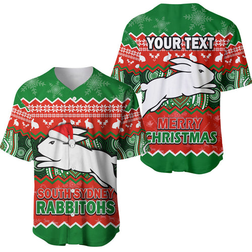 custom-personalised-south-sydney-rabbitohs-aboriginal-christmas-vibe-baseball-jersey