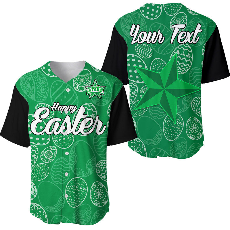 custom-personalised-melbourne-stars-cricket-happy-easter-day-baseball-jersey-simple-style