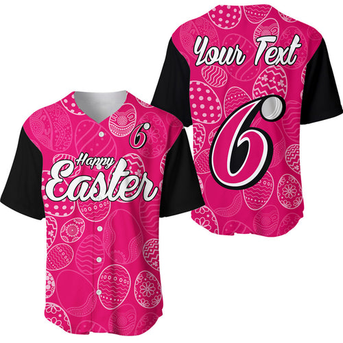 custom-personalised-sydney-sixers-cricket-happy-easter-day-baseball-jersey-simple-style