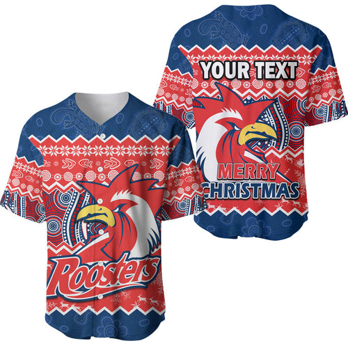 custom-personalised-sydney-aboriginal-roosters-christmas-vibe-baseball-jersey