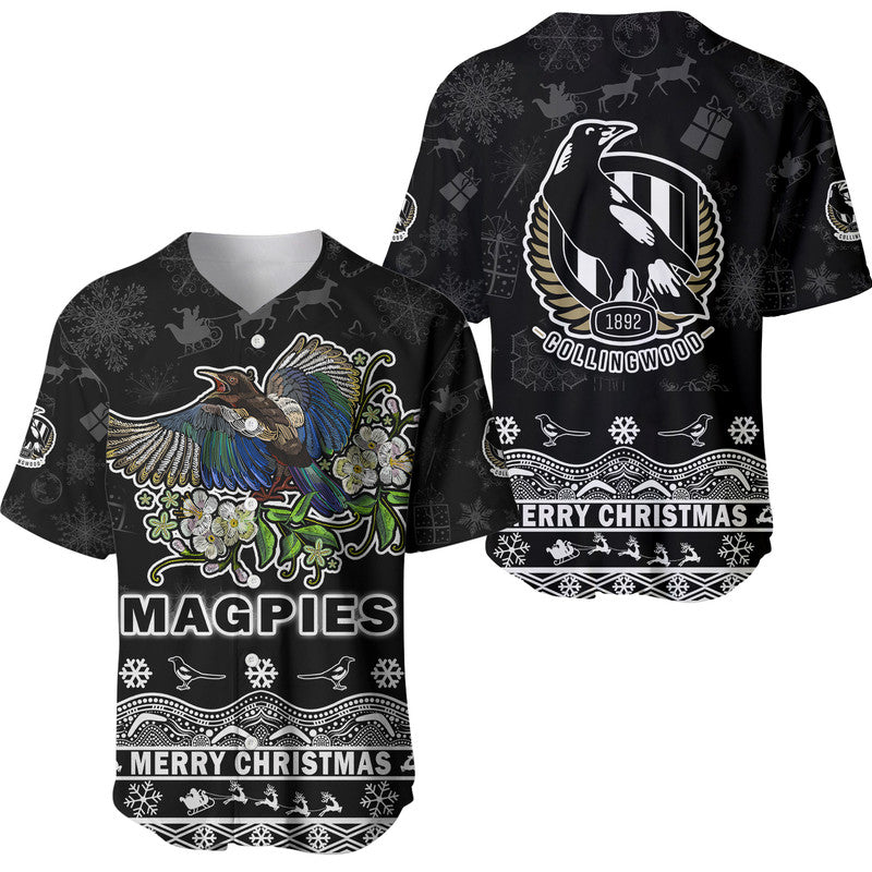 collingwood-pies-unique-winter-season-baseball-jersey-magpies-merry-christmas