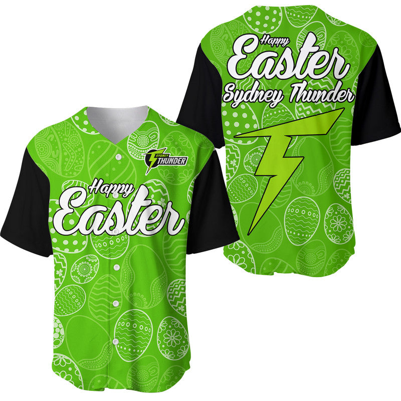 sydney-thunder-cricket-happy-easter-day-baseball-jersey-simple-style