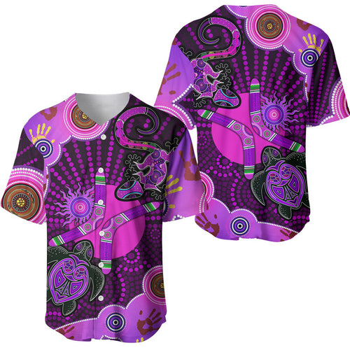 aboriginal-purple-turtle-lizard-sun-baseball-jersey