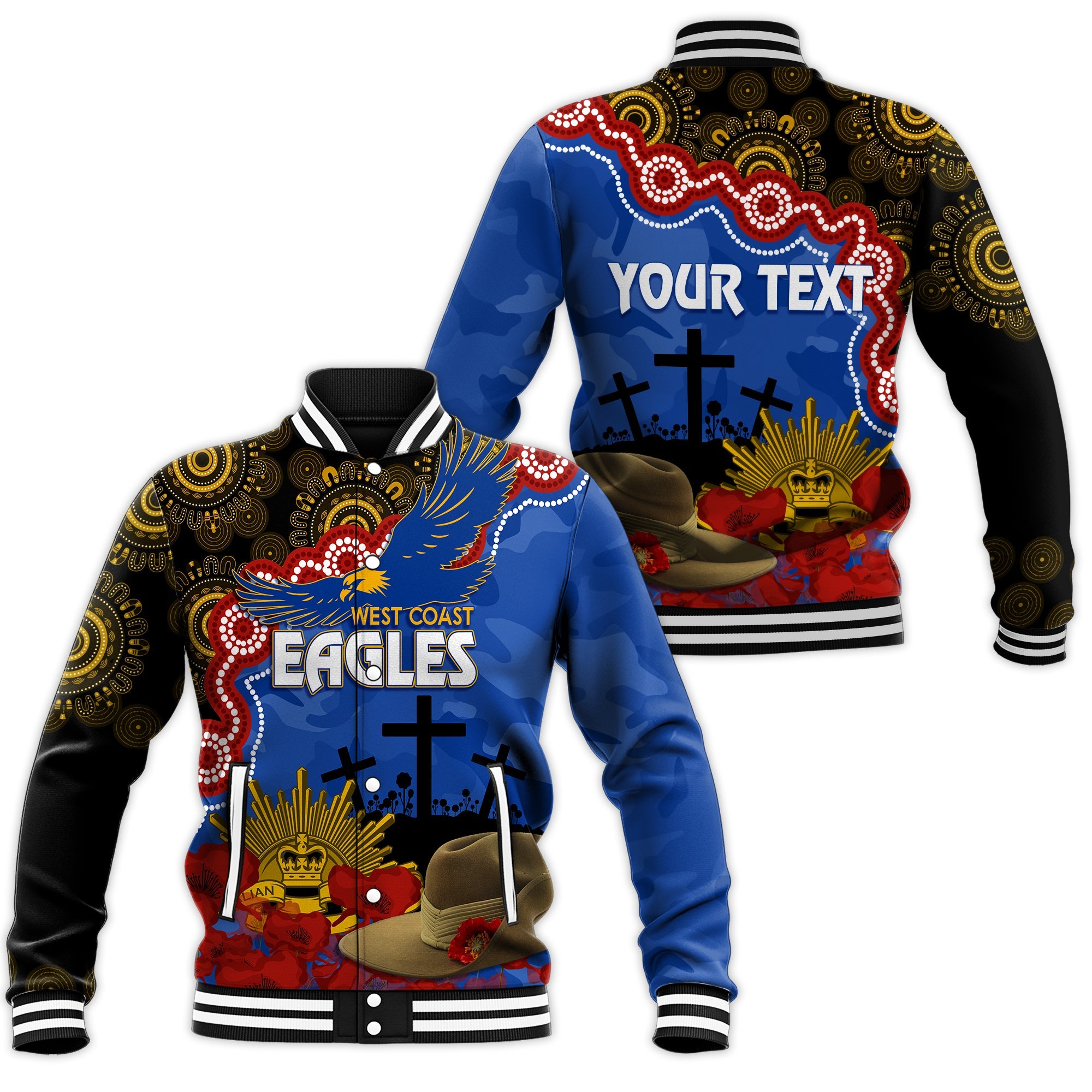 eagles-football-anzac-2023-baseball-jacket-aboriginal-mix-slouch-hat