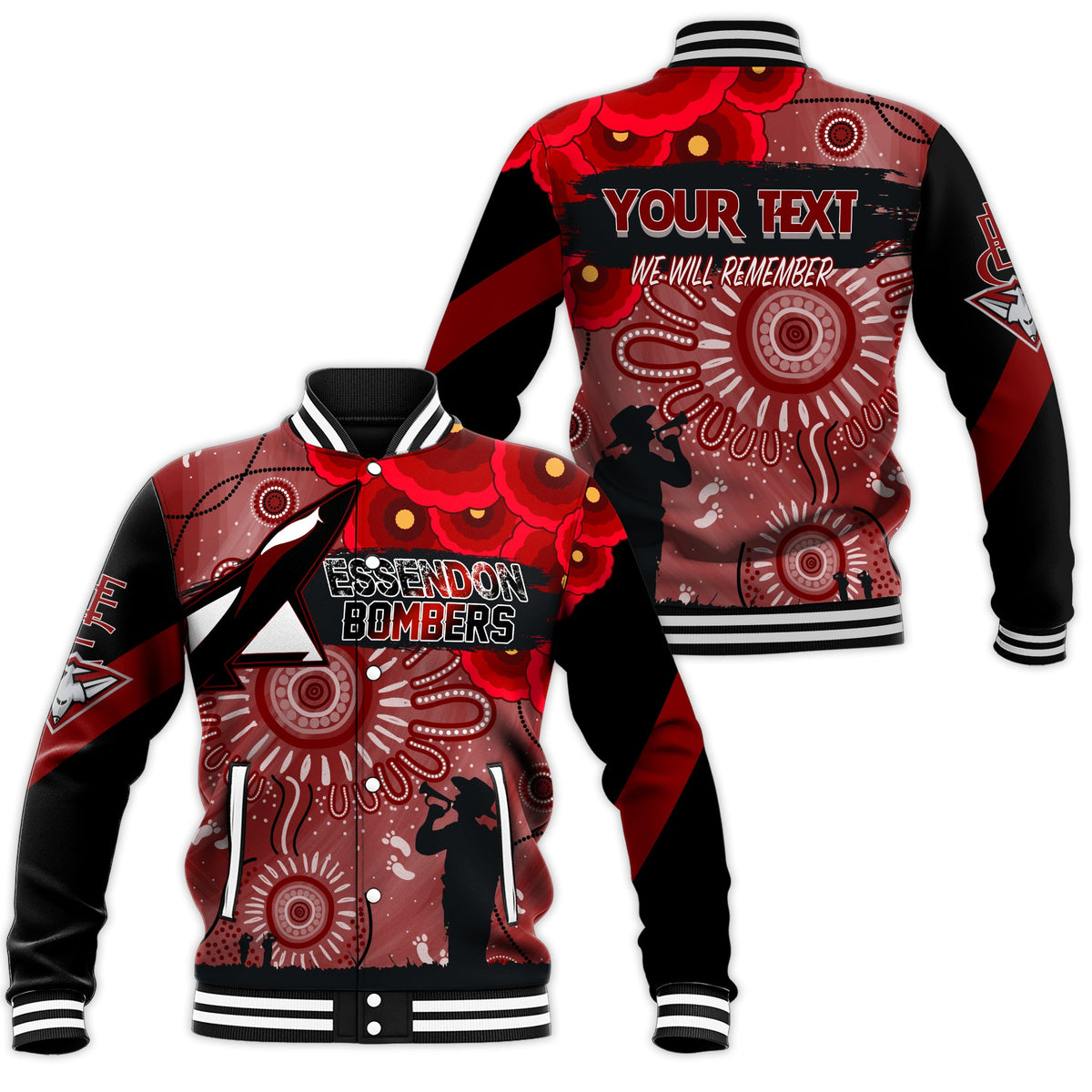 custom-personalised-essendon-bombers-indigenous-anzac-day-baseball-jacket-we-will-remember