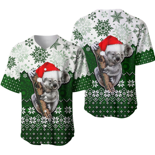 aboriginal-christmas-2022-koala-baseball-jersey-green-style