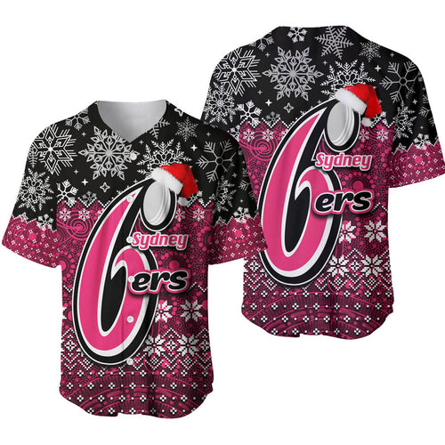 sydney-sixers-christmas-2022-baseball-jersey-cricket