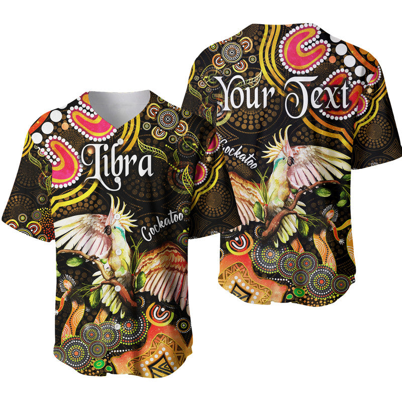 custom-personalised-australian-astrology-baseball-jersey-libra-cockatoo-glider-zodiac-aboriginal-vibes-gold