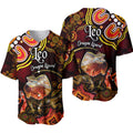 australian-astrology-baseball-jersey-leo-dragon-lizard-zodiac-aboriginal-vibes-red