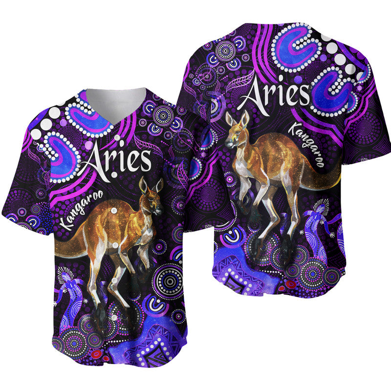 australian-astrology-baseball-jersey-aries-kangaroo-zodiac-aboriginal-vibes-purple