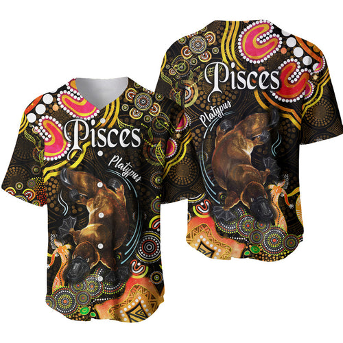 australian-astrology-baseball-jersey-pisces-platypus-zodiac-aboriginal-vibes-gold