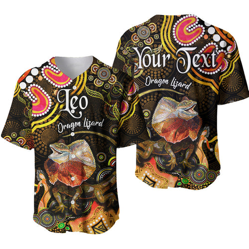 custom-personalised-australian-astrology-baseball-jersey-leo-dragon-lizard-zodiac-aboriginal-vibes-gold