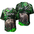 custom-personalised-australian-astrology-baseball-jersey-taurus-wombat-zodiac-aboriginal-vibes-green
