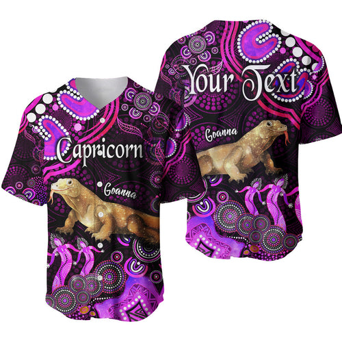 custom-personalised-australian-astrology-baseball-jersey-capricorn-goanna-zodiac-aboriginal-vibes-pink