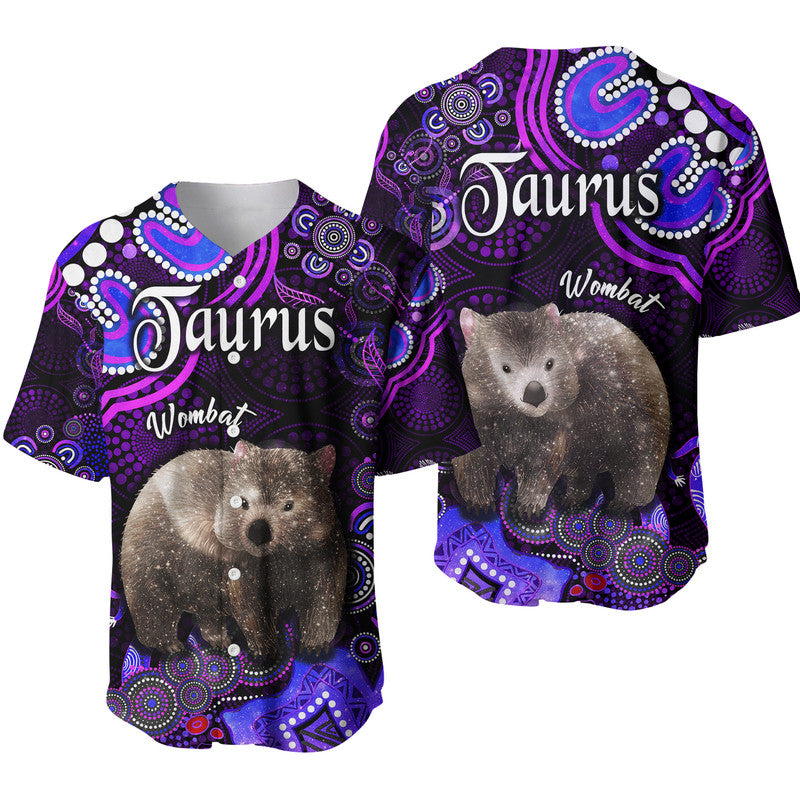 australian-astrology-baseball-jersey-taurus-wombat-zodiac-aboriginal-vibes-purple