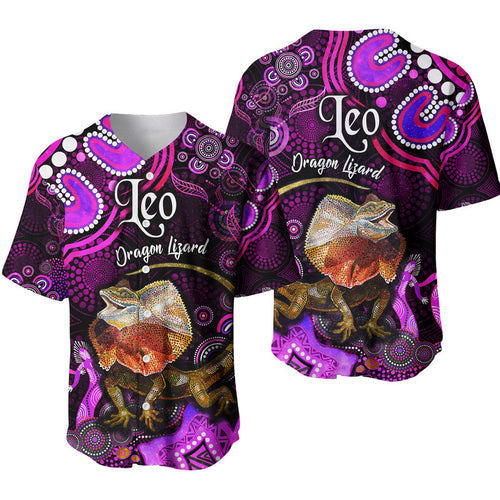 australian-astrology-baseball-jersey-leo-dragon-lizard-zodiac-aboriginal-vibes-pink