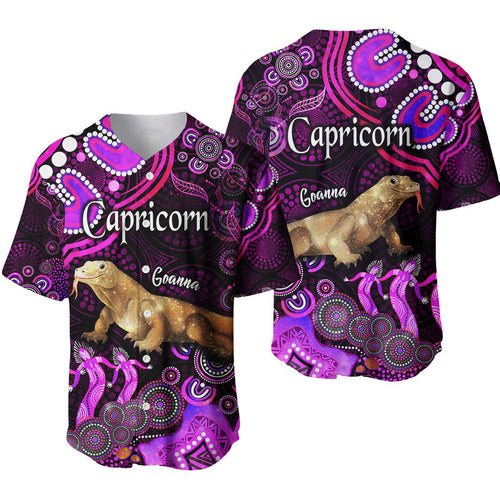 australian-astrology-baseball-jersey-capricorn-goanna-zodiac-aboriginal-vibes-pink