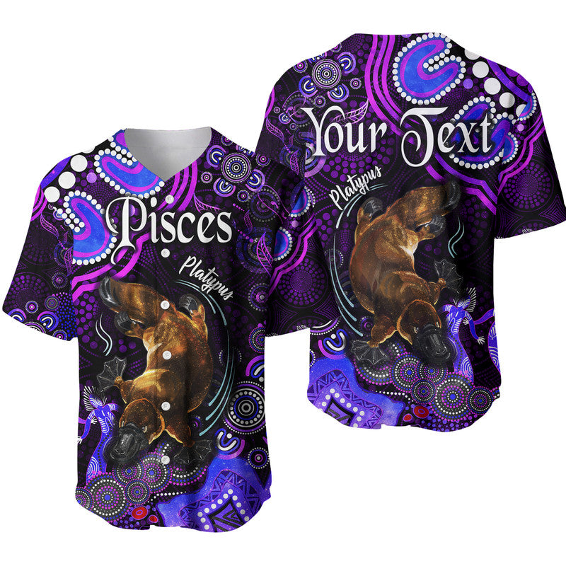 custom-personalised-australian-astrology-baseball-jersey-pisces-platypus-zodiac-aboriginal-vibes-purple