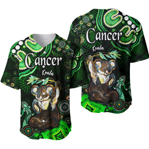 australian-astrology-baseball-jersey-cancer-koala-zodiac-aboriginal-vibes-green