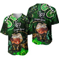 australian-astrology-baseball-jersey-leo-dragon-lizard-zodiac-aboriginal-vibes-green