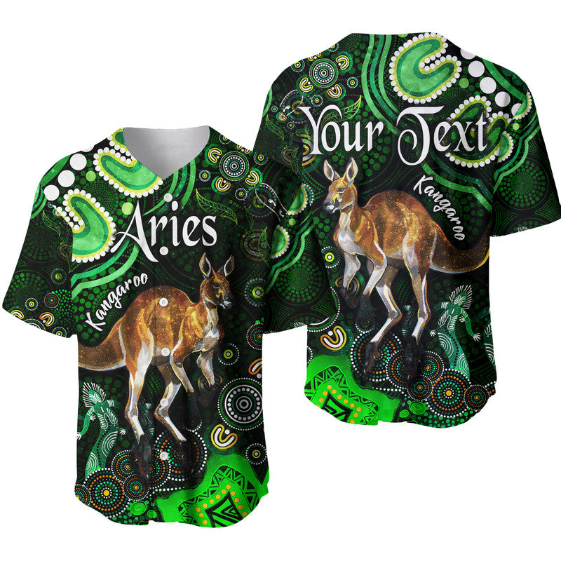 custom-personalised-australian-astrology-baseball-jersey-aries-kangaroo-zodiac-aboriginal-vibes-green
