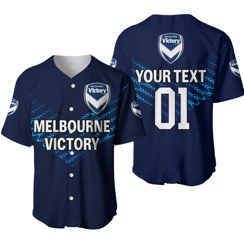custom-personalised-melbourne-victory-big-v-baseball-jersey-soccer-club-original-style-blue