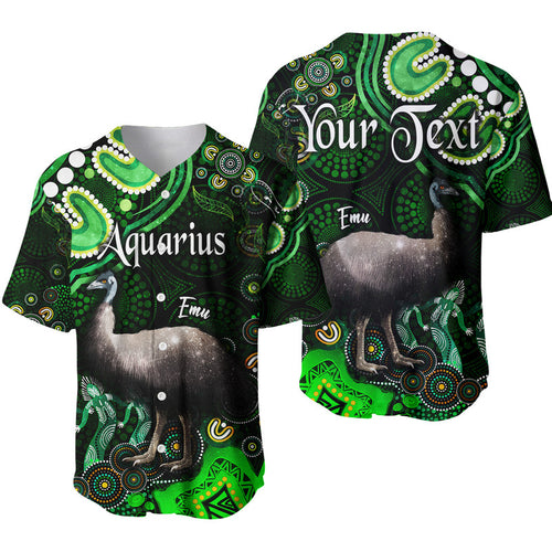 custom-personalised-australian-astrology-baseball-jersey-aquarius-emu-glider-zodiac-aboriginal-vibes-green