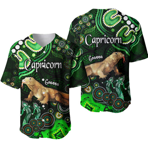 australian-astrology-baseball-jersey-capricorn-goanna-zodiac-aboriginal-vibes-green