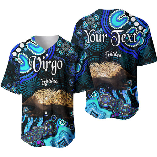 custom-personalised-australian-astrology-baseball-jersey-virgo-echidna-zodiac-aboriginal-vibes-blue