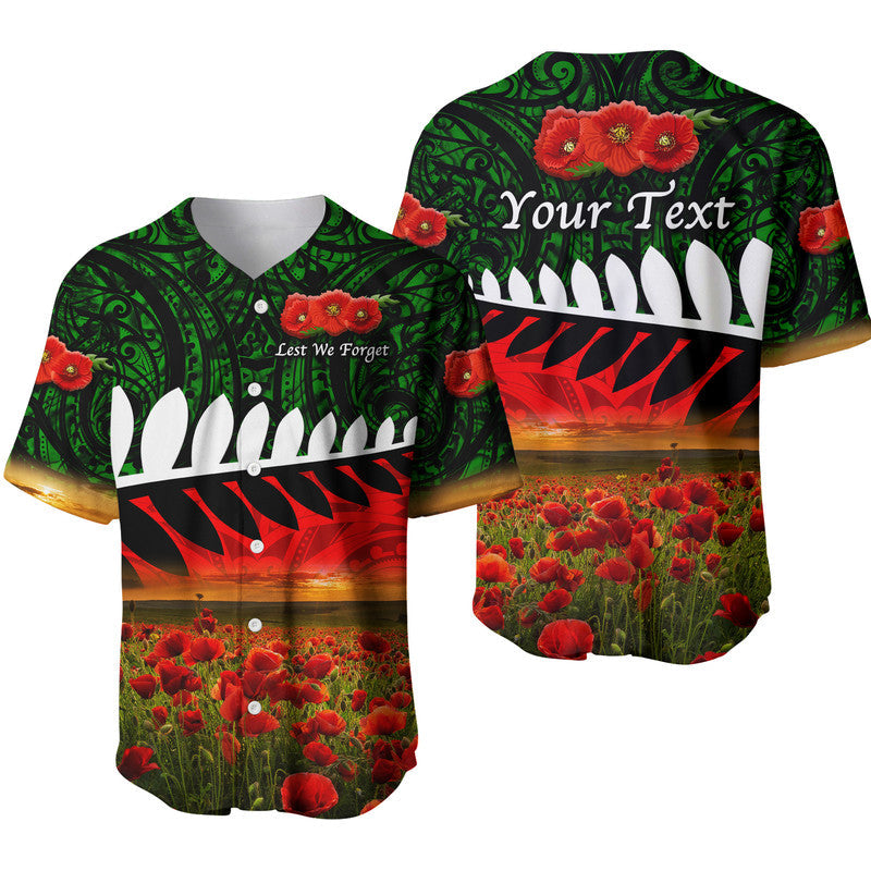 custom-personalised-new-zealand-maori-anzac-baseball-jersey-poppy-vibes-green