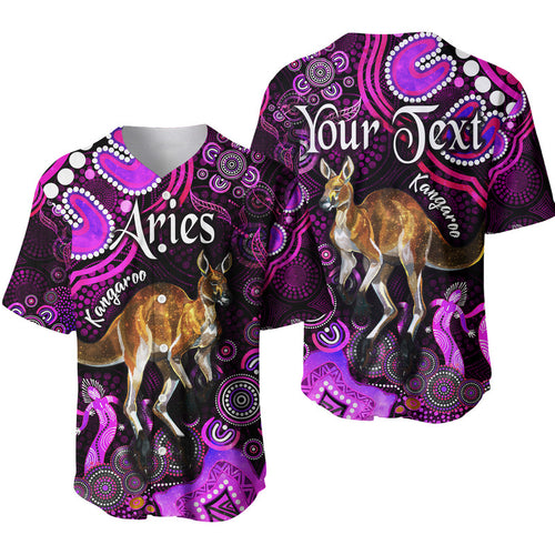 custom-personalised-australian-astrology-baseball-jersey-aries-kangaroo-zodiac-aboriginal-vibes-pink