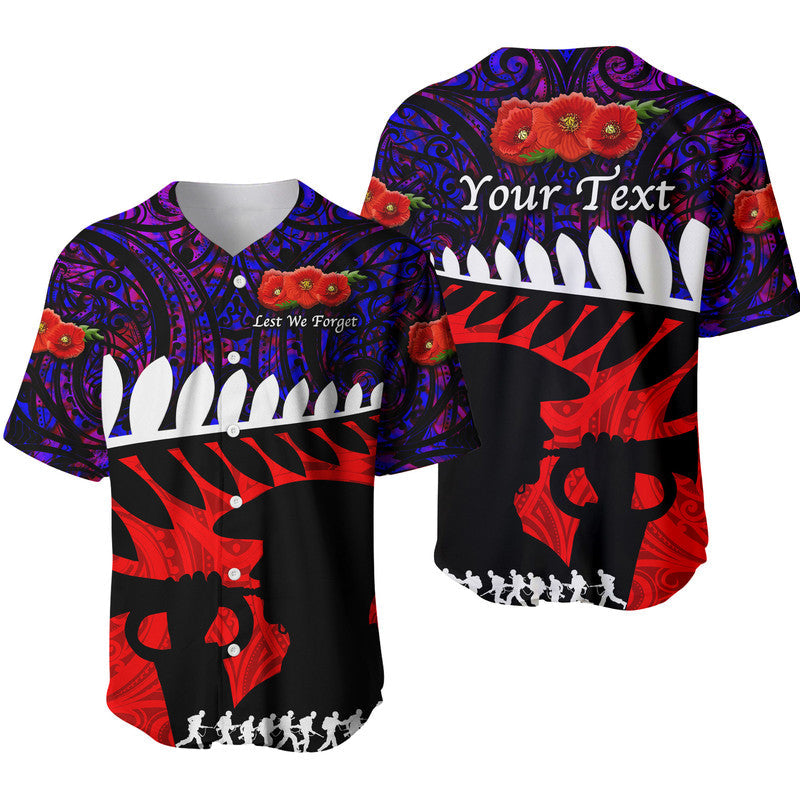 custom-personalised-new-zealand-maori-anzac-baseball-jersey-remembrance-soldier-purple