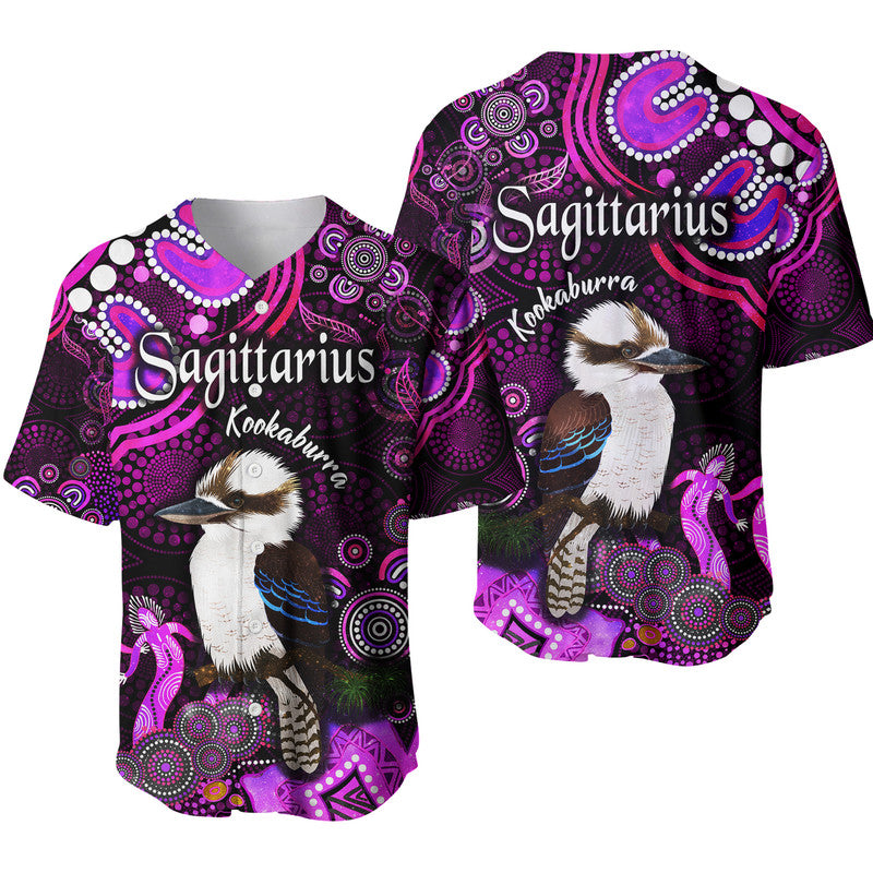 australian-astrology-baseball-jersey-sagittarius-kookaburra-zodiac-aboriginal-vibes-pink