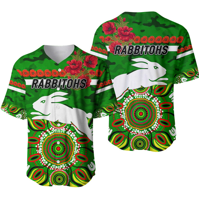 south-sydney-rabbitohs-anzac-2022-baseball-jersey-indigenous-vibes-green