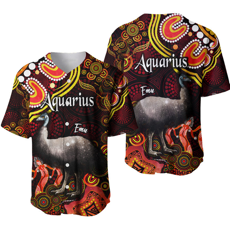 australian-astrology-baseball-jersey-aquarius-emu-glider-zodiac-aboriginal-vibes-red