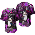 custom-personalised-australian-astrology-baseball-jersey-sagittarius-kookaburra-zodiac-aboriginal-vibes-pink