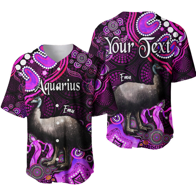 custom-personalised-australian-astrology-baseball-jersey-aquarius-emu-glider-zodiac-aboriginal-vibes-pink