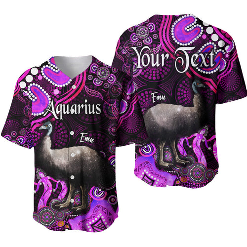 custom-personalised-australian-astrology-baseball-jersey-aquarius-emu-glider-zodiac-aboriginal-vibes-pink
