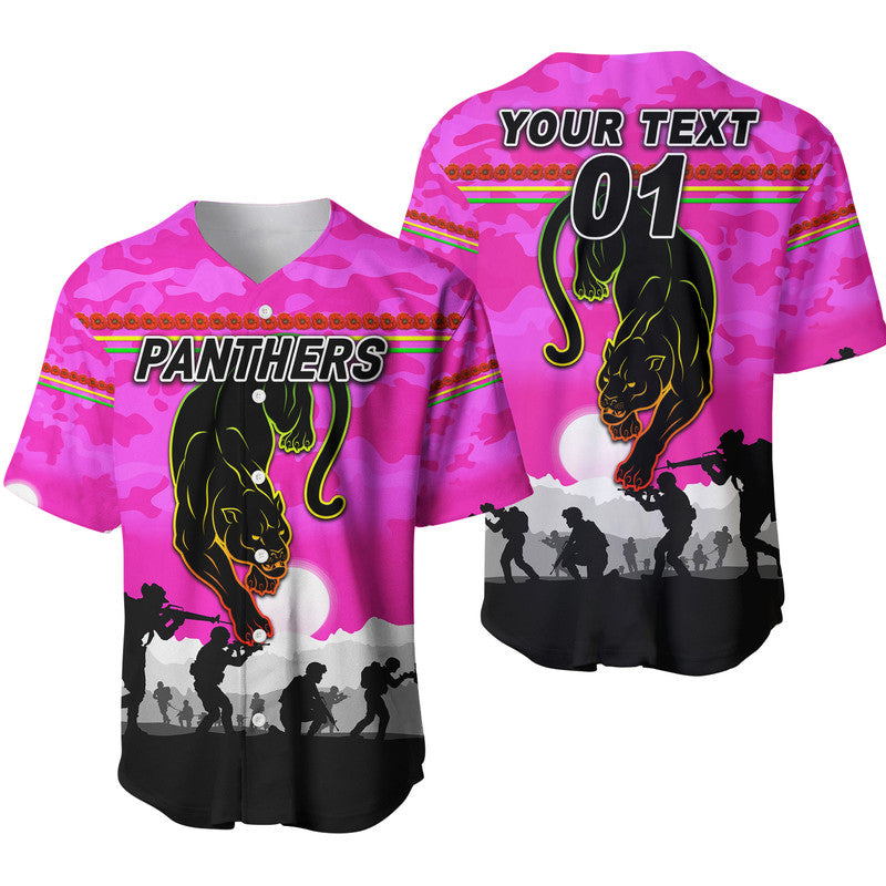 custom-personalised-penrith-panthers-anzac-2022-baseball-jersey-simple-style-pink