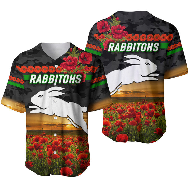 south-sydney-rabbitohs-anzac-2022-baseball-jersey-poppy-flowers-vibes-black