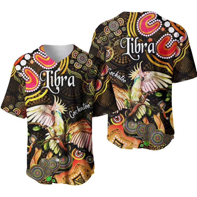 australian-astrology-baseball-jersey-libra-cockatoo-glider-zodiac-aboriginal-vibes-gold