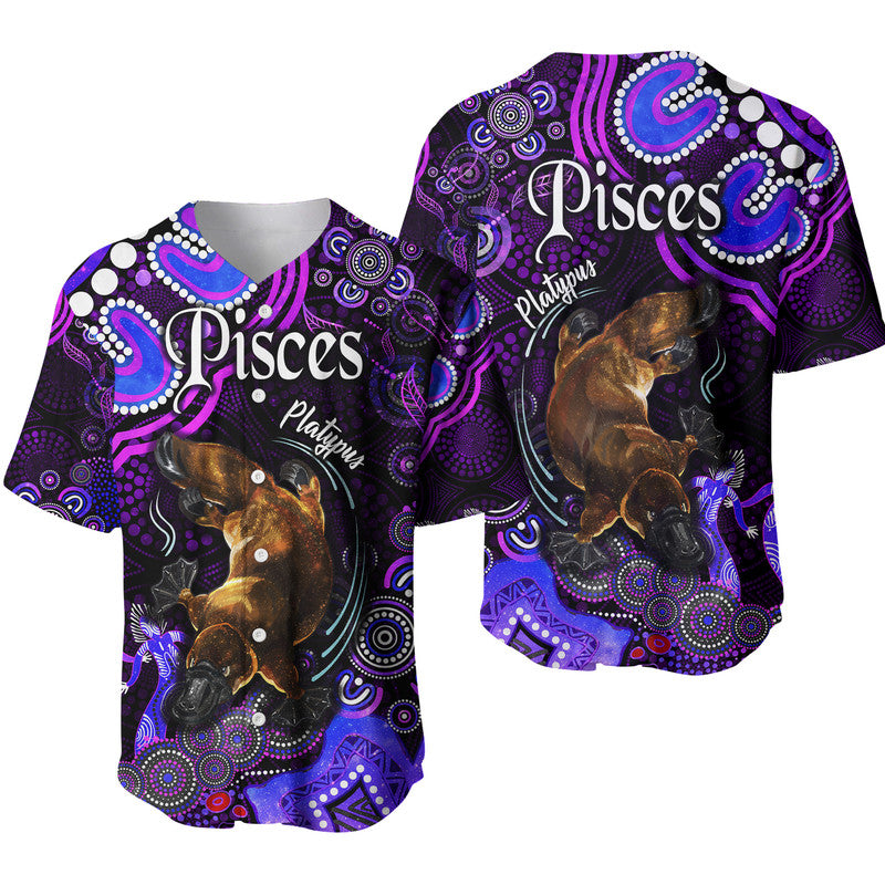 australian-astrology-baseball-jersey-pisces-platypus-zodiac-aboriginal-vibes-purple