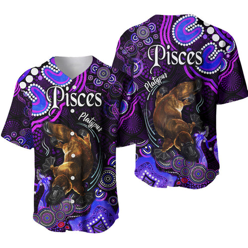 australian-astrology-baseball-jersey-pisces-platypus-zodiac-aboriginal-vibes-purple