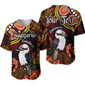 custom-personalised-australian-astrology-baseball-jersey-sagittarius-kookaburra-zodiac-aboriginal-vibes-red
