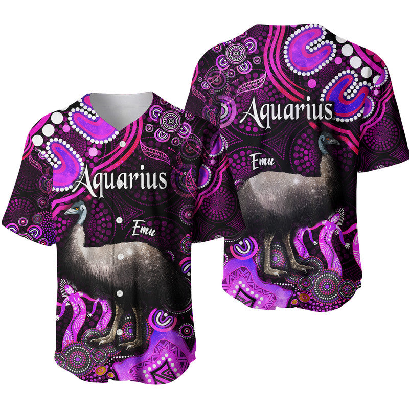 australian-astrology-baseball-jersey-aquarius-emu-glider-zodiac-aboriginal-vibes-pink
