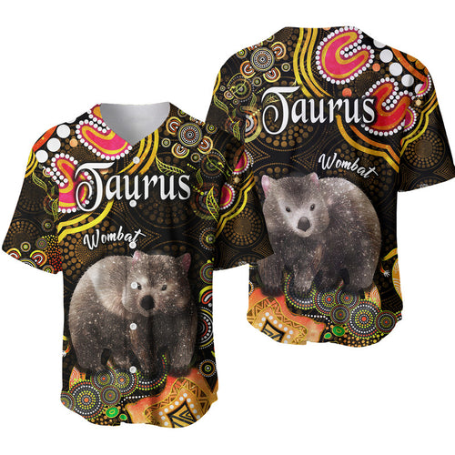 australian-astrology-baseball-jersey-taurus-wombat-zodiac-aboriginal-vibes-gold
