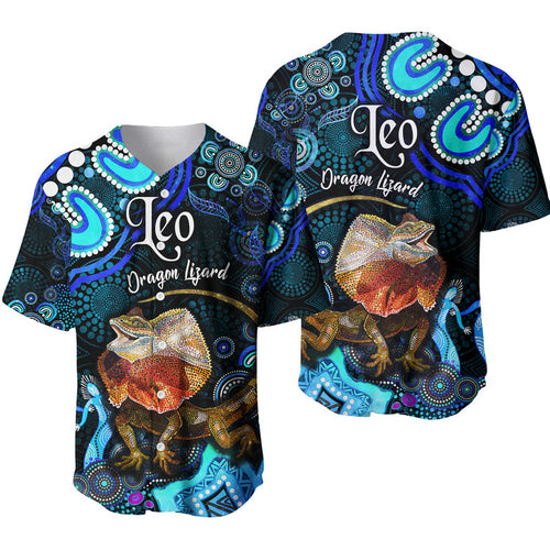 australian-astrology-baseball-jersey-leo-dragon-lizard-zodiac-aboriginal-vibes-blue