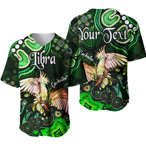custom-personalised-australian-astrology-baseball-jersey-libra-cockatoo-glider-zodiac-aboriginal-vibes-green