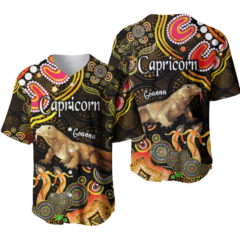 australian-astrology-baseball-jersey-capricorn-goanna-zodiac-aboriginal-vibes-gold